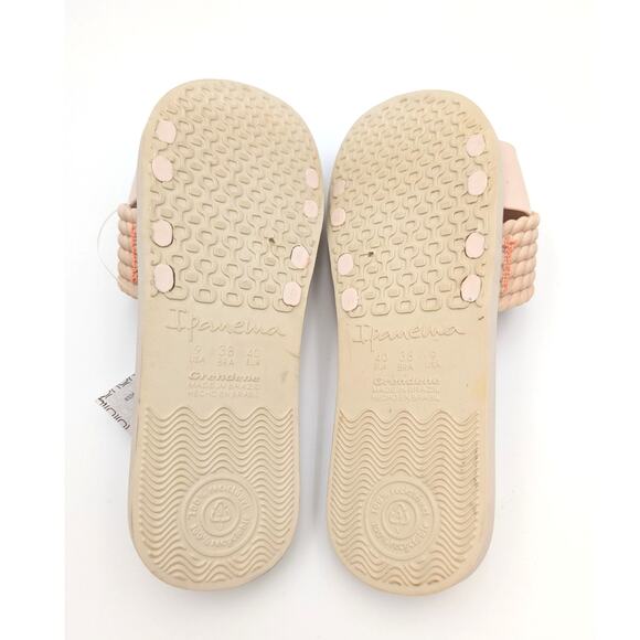 Ipanema Street II Crisscross Strap Slide Sandal Women's Beige Size US9 EU40 - Picture 8 of 11